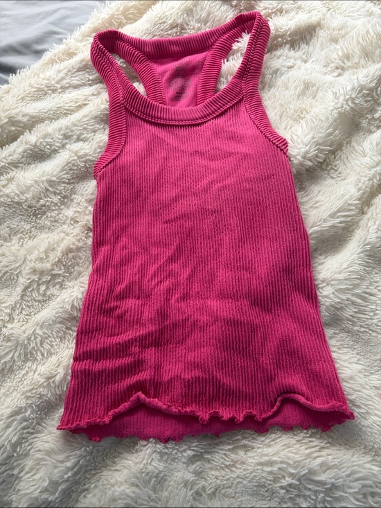 Intimately By Free People Tops - Hot Pink Ribbed Racerback Tank Top - Women